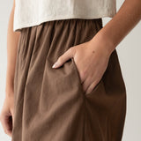 With Ease Maxi Skirt - Esse-Mocha-XS-