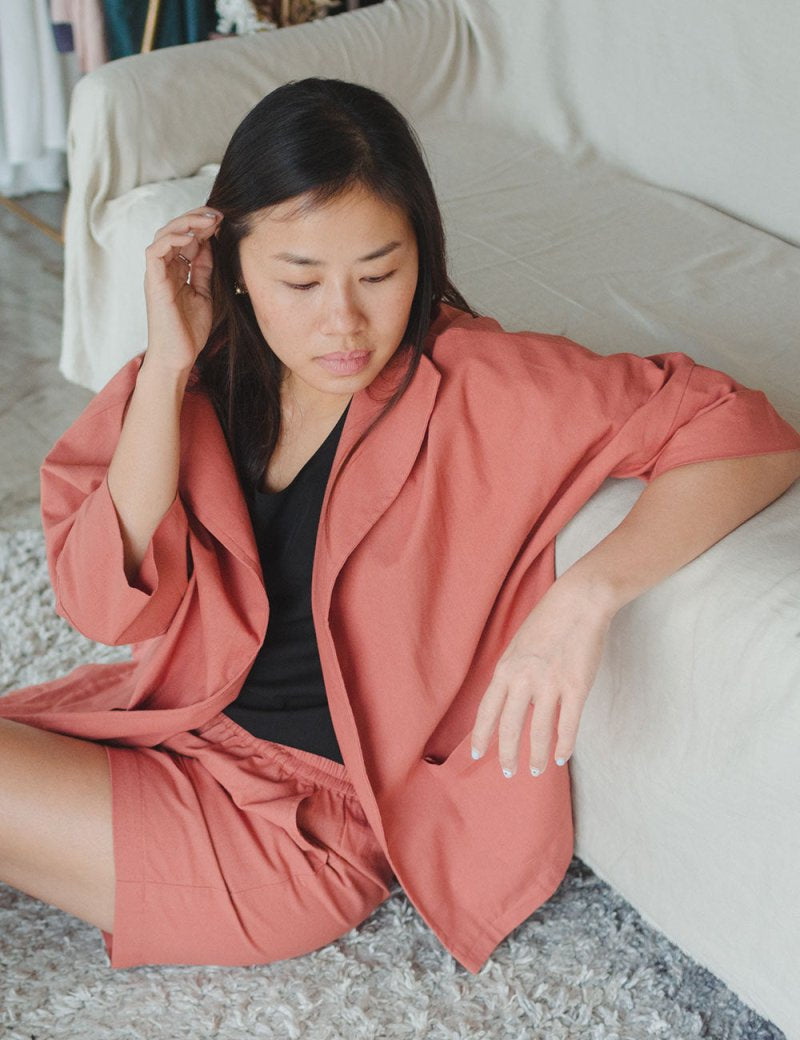 With Ease Shorts - Esse-Cherry Tomato-XS-