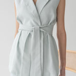 Wrap Vest - Esse-Ice Blue-S-